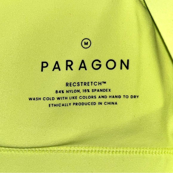 Paragon Fitwear RecStretch Defy Bra Lemon Lime Size Medium - Picture 4 of 4